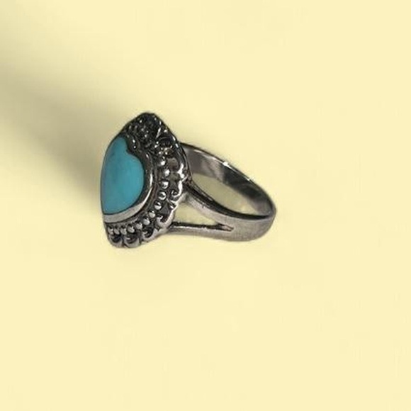 Sterling silver Turquoise heart - Picture 6 of 7